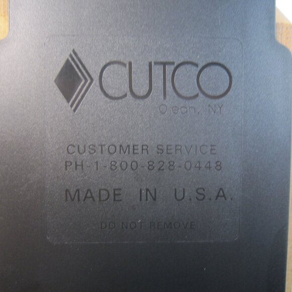 Cutco Knife Block Only - 13 Slot Solid Wood, 6 Steak Knife Slots - Picture 11 of 14